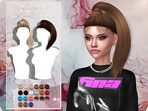 Rubix Hair sims 4 cc