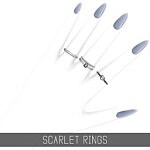 Scarlet Rings Sims 4 CC