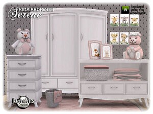 Serene kids bedroom part2 Sims 4 CC