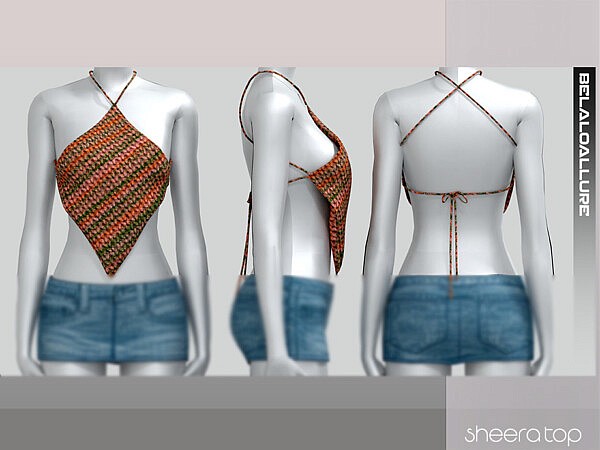 Sheera knit top by belal1997 from TSR
