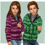 Shiny Jacket Kids sims 4 cc