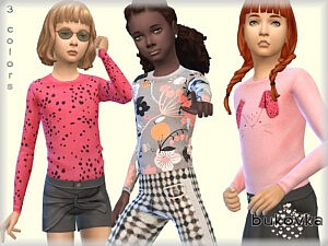 Shirt Girl Sims 4 CC