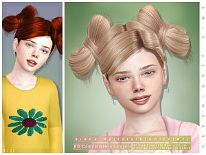 Siena Hairstyle Girls Sims 4 CC