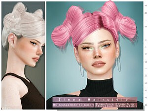 Siena Hairstyle Sims 4 CC