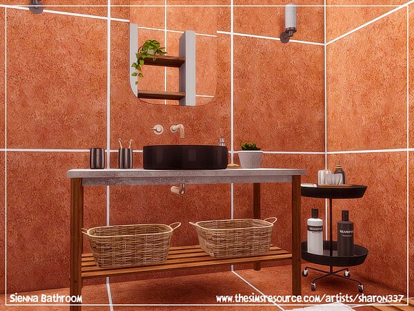 Sienna Bathroom Sims 4 CC