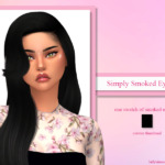 Simply Smoked Eyeliner Sims 4 CC