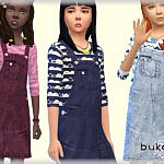 Sims 4 CC Dress Denim