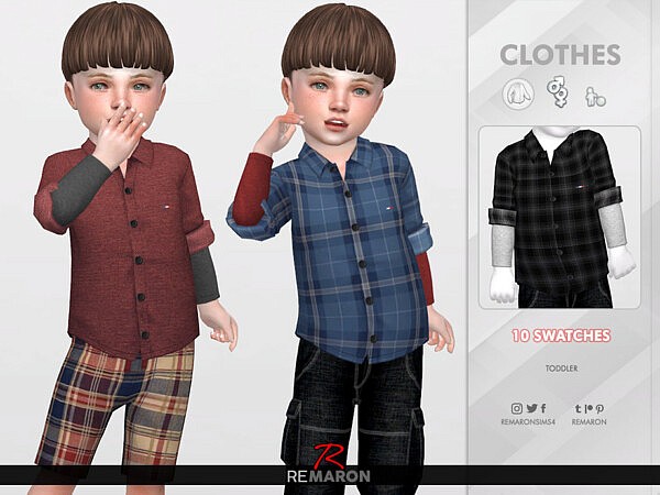 Formal Shirt for Toddler 02 by remaron from TSR