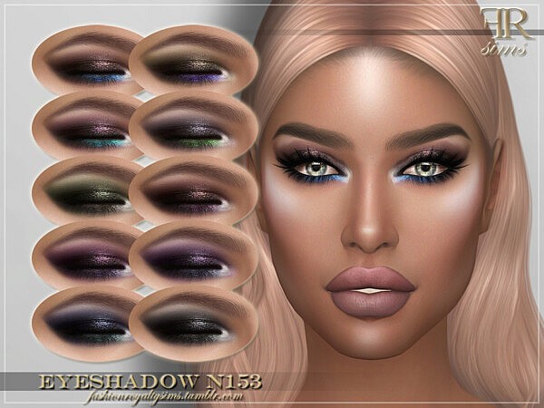 Eyeshadow N153 by FashionRoyaltySims from TSR