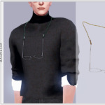 Sims 4 Glasses with necklace