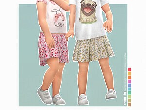 Sissi Skirt Toddlers for Sims 4 CC