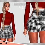 Skirt Valentine’s Day I by Viy Sims