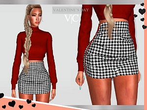 Skirt Valentine’s Day I by Viy Sims