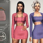 Sloan Set Skirt by Camuflaje