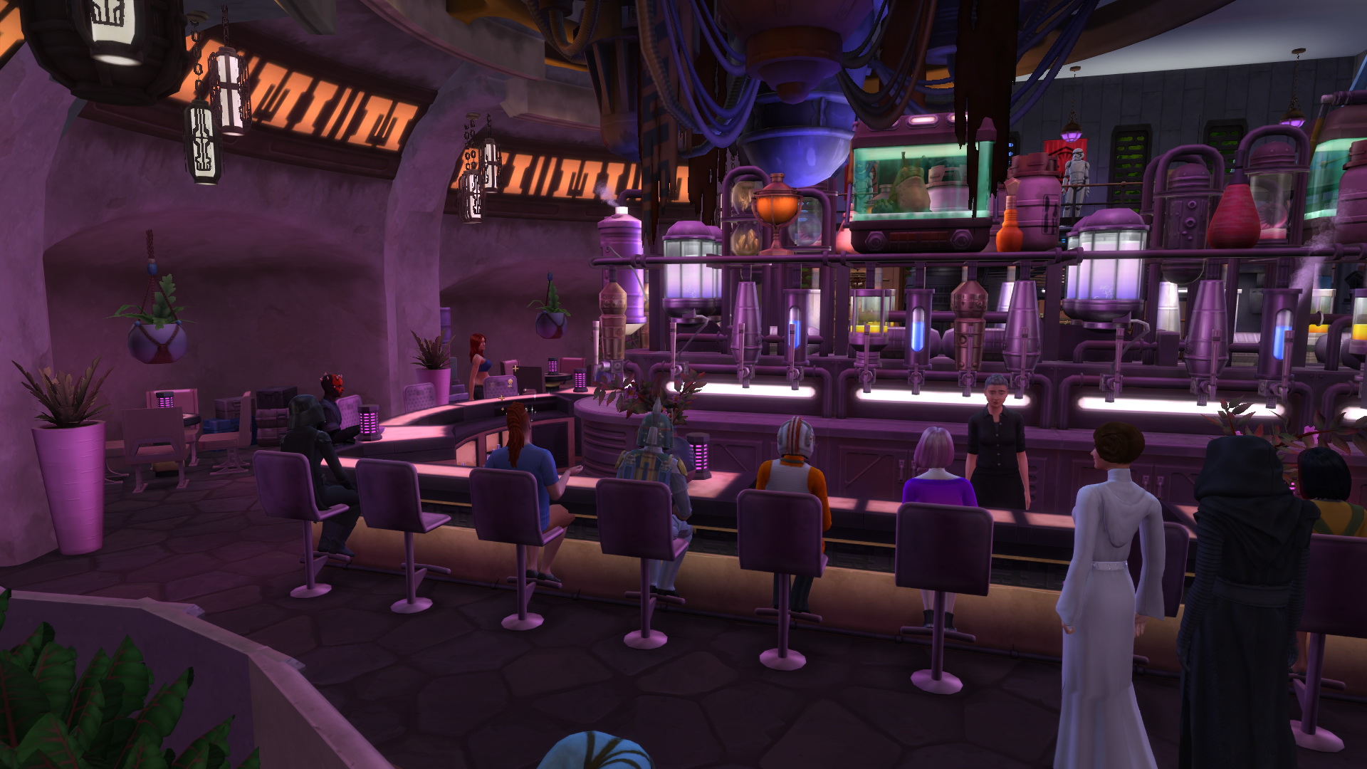 Sims 4 CC Houses and Lots: Star Wars Nightclub by bradybrad7 from Mod The S...