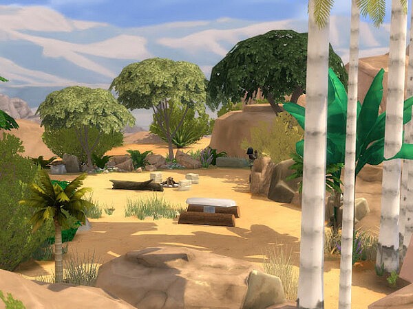 Stoneage First Home from KyriaTs Sims 4 World