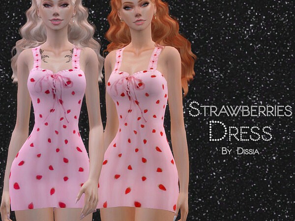 Strawberries Dress by Dissia from TSR