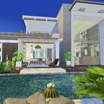 Sunset Breeze House Sims 4 CC