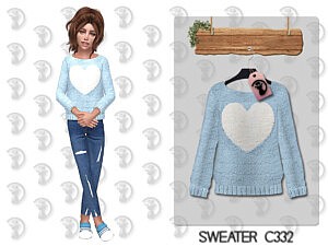 Sweater Kids sims 4 cc
