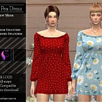 Sweet Pea Dress Sims 4 CC