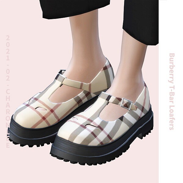 T Bar Loafers from Charonlee