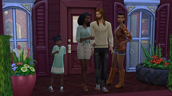 The Amphoux family from Sims Artists