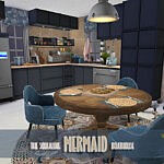 The Squealing Mermaid Boathouse Kitchen Sims 4 CC
