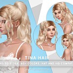Tina Hair Sims 4 CC