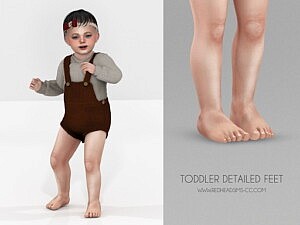 Toddler Detailed Feet Sims 4 CC