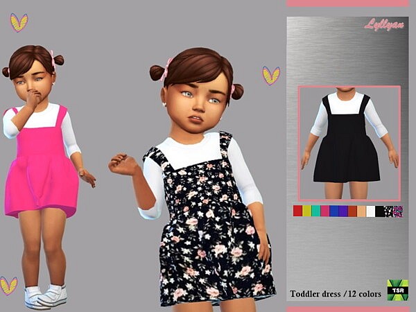 Toddler Dress Lorena by LYLLYAN from TSR
