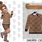 Toddlers Sweater Sims 4 CC