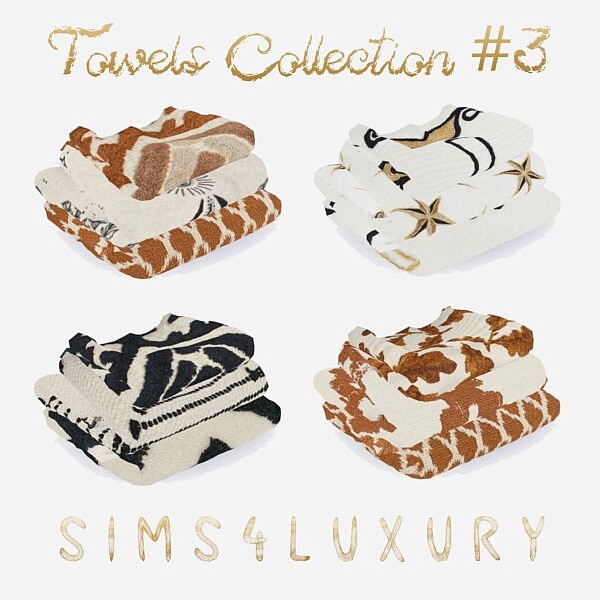 Towels Collection 3 from Sims4Luxury