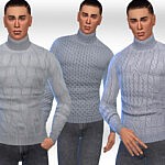 Turtle Neck Pullovers Sims 4 CC