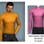 Turtleneck Sweater Accessory sims 4 cc