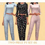 Two-Piece PJ Set 06 by Black Lily