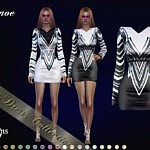 Tynoe dress Sims 4 CC