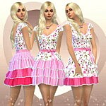ValentineZ. Sims 4 Dress