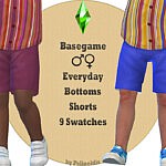 Wafer Cotton Shorts Sims 4