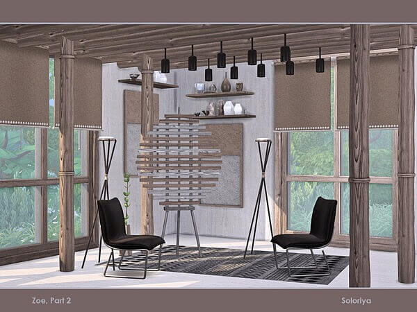 Zoe Livingroom part 2 by soloriya from TSR