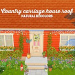 country carriage house roof sims 4 cc