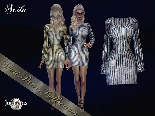Sxila Dress by jomsims from TSR