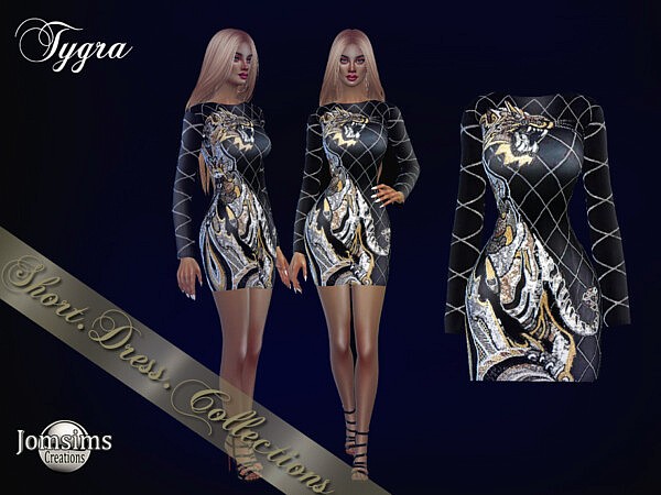 Tygra Dress by jomsims from TSR