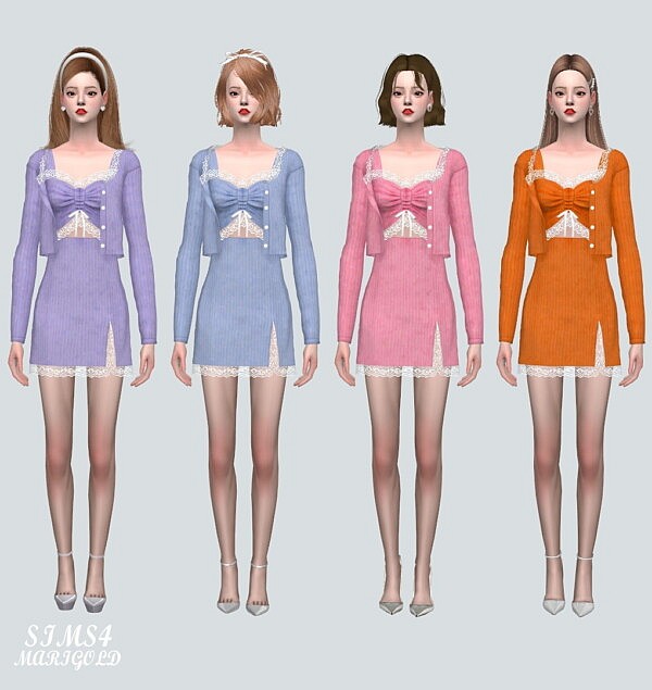 9A Lace 3 Piece from SIMS4 Marigold