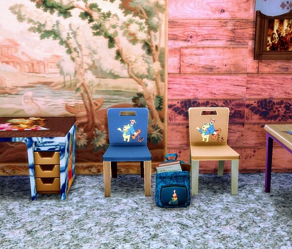 Winnie Pooh Children Bedroom by MiraiMayonaka from Mod The Sims