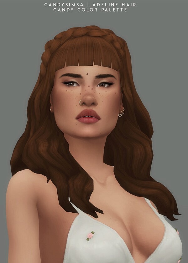 Adeline Hair from Candy Sims 4