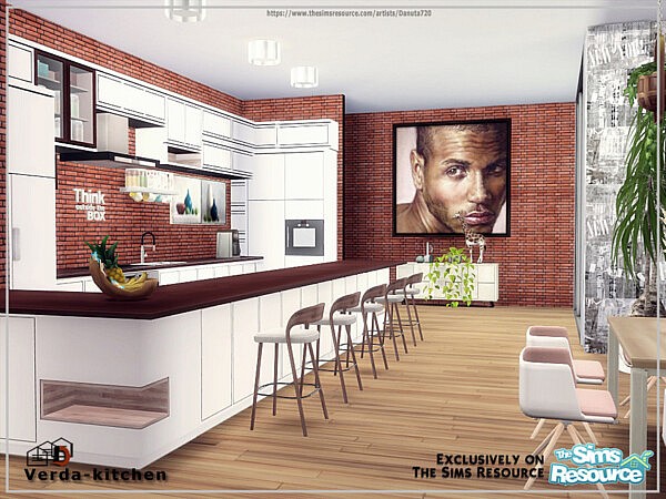 Verda kitchen and livingroom by Danuta720 from TSR