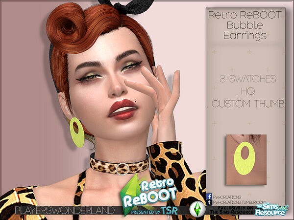 Bubble Earrings by PlayersWonderland from TSR