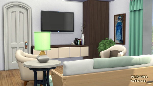 Modern house from Sims 3 by Mulena