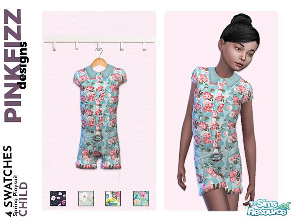 Spring Playsuit by Pinkfizzzzz from TSR