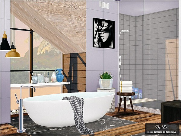 Bae Modern Bathroom by Moniamay72 from TSR